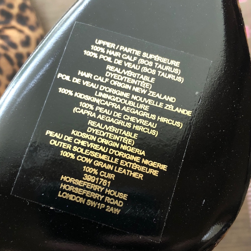 NWT Burberry Castlemore Animal Print Ankle Booties size 38 - Picture 8 of 13